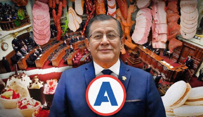 El presidente del Congreso, Eduardo Salhuana, se pronunció en torno proceso de licitación del Parlamento para contratar un servicio de alimentos para los legisladores