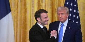 Emmanuel Macron y Donald Trump