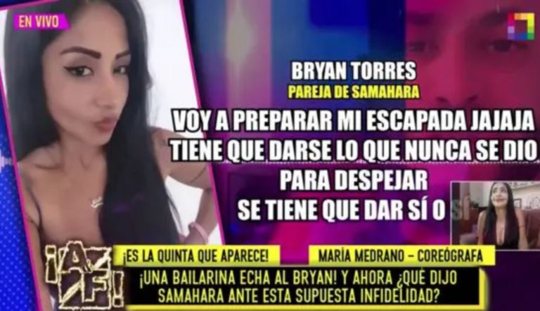 Samahara Lobatón , Le resbalan los ‘cuernos’