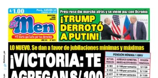 Portada Diario El Men (13/02/2025)