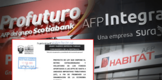 Congreso propone otro retiro de hasta 4 UIT del fondo de las AFP