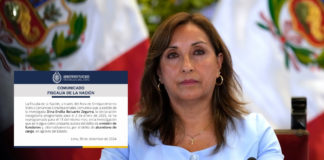 Dina Boluarte estuvo cinco horas en Fiscalía