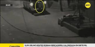 SJM: Delincuentes roban mercadería valorizada en 7 y 8 mil soles