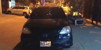 Delincuentes dispararon más de cuarenta veces contra automóvil