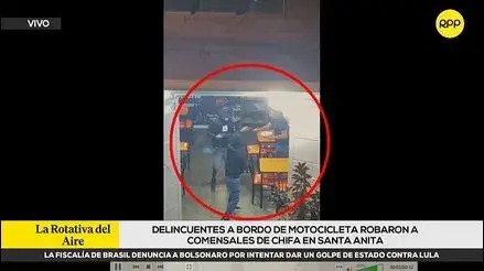 Delincuentes armados asaltaron chifa Delincuentes armados asaltaron chifa