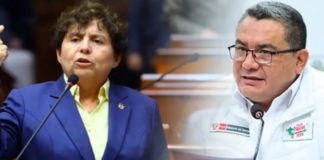 Moción de censura impulsada por Susel Paredes (Bloque Democrático) en contra del ministro del Interior, Juan José Santiváñez