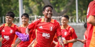 Perú ante Chile por la fecha 3 del Sudamericano Sub17