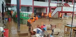 Varios colegios afectados por lluvias en Tumbes