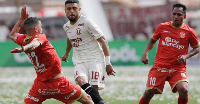 Universitario le ganó a Huancayo en el reinicio de la Liga 1