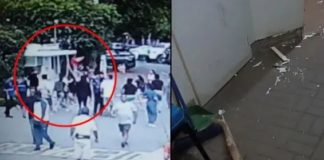 Ambulantes armaron bronca en Parque de las Aguas