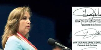 Dina Boluarte publicó 3 decretos con firma falsa