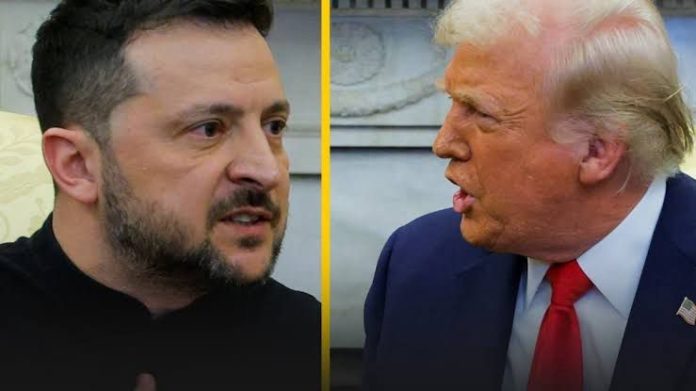 Donald Trump y Volodimir Zelensky