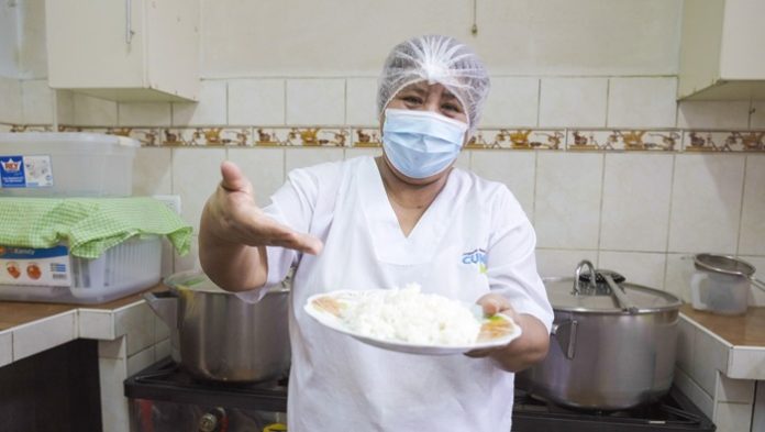 El arroz fortificado es un alimento prioritario en Cuna Más