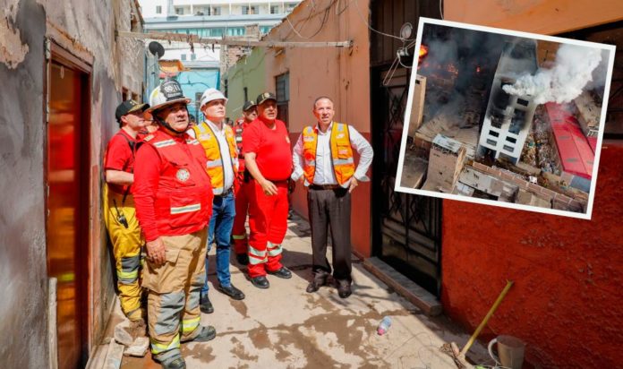 Incendio en Barrios Altos