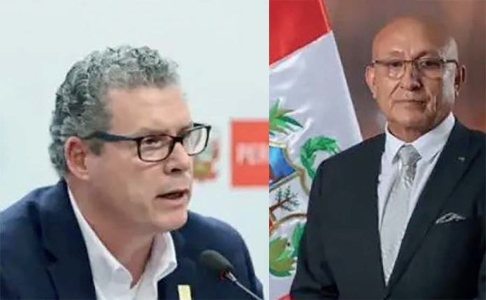 Morgan Quero, de Educación, y Julio Díaz Zulueta, del Interior Morgan Quero, de Educación, y Julio Díaz Zulueta, del Interior