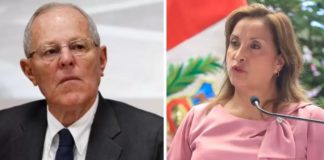 Pedro Pablo Kuczynski y Dina Boluarte