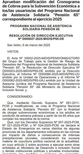 Pensión 65