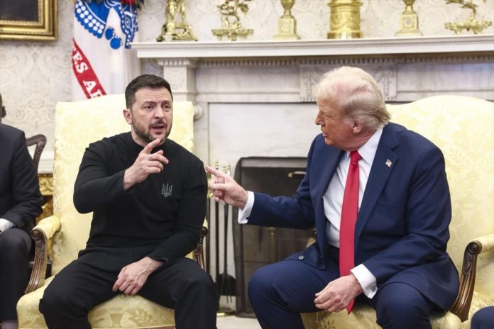 Volodimir Zelensky y Donald Trump