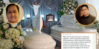 Padre e hijo fueron asesinados por no pagar 2 millones de soles