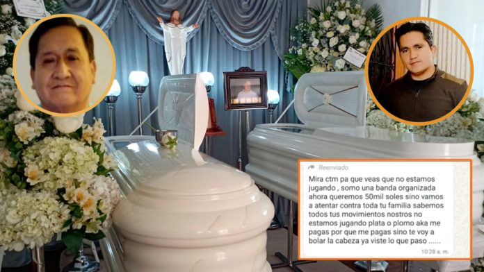 Padre e hijo fueron asesinados por no pagar 2 millones de soles Padre e hijo fueron asesinados por no pagar 2 millones de soles