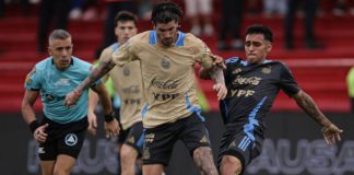 La absoluta y sub20 Argentina jugaron amistoso por Bahía Blanca