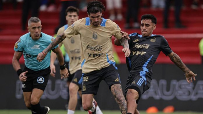 i La absoluta y sub20 Argentina jugaron amistoso por Bahía Blanca