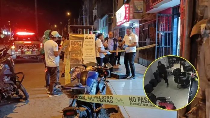 Desconocidos dispararon contra clientes y trabajadores de barbería Desconocidos dispararon contra clientes y trabajadores de barbería