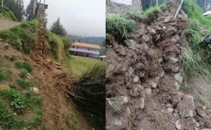 Precipitaciones causan estragos en colegios y centro de salud