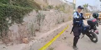 Vecinos hallan restos óseos a espaldas de un colegio de Huachipa