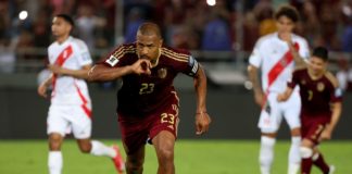 Perú cayó ante Venezuela y peligra sus chanses de ir al mundial