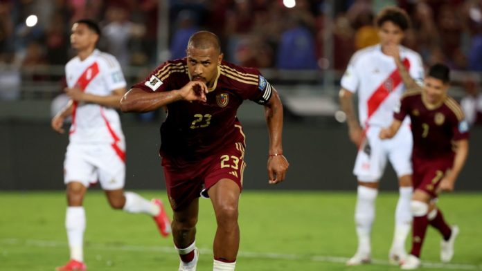 Perú cayó ante Venezuela y peligra sus chanses de ir al mundial