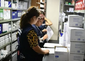 Inmovilizan 70 mil frascos de suero fisiológico Medifarma en Chiclayo