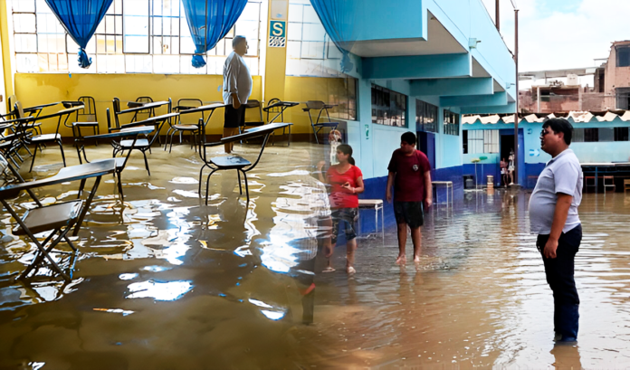81 colegios afectados por las lluvias en el primer trimestre del año