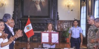 Boluarte promulga ley que autoriza a policías usar armas contra delincuentes