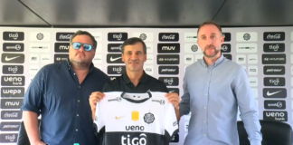 Fabián Bustos presentado en Olimpia con polémico mensaje Fabián Bustos presentado en Olimpia con polémico mensaje