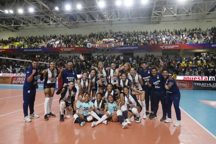 Alianza Lima ganó 3-1 a la USMP en la semifinal-ida de la Liga Peruana de Vóley