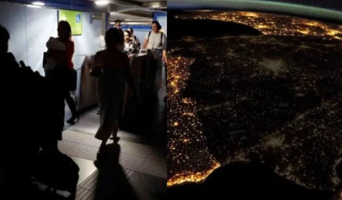 Super apagón deja a Europa en tinieblas Super apagón deja a Europa en tinieblas