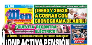 Portada Diario El Men (01/04/2025)