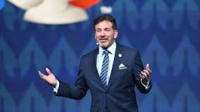 Presidente de Conmebol llegó a Perú para conversar sobre final de Libertadores