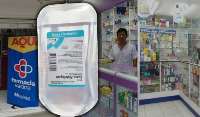 suero fisiológico