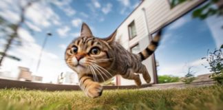 ¿Por qué mi gato corre como un loco sin motivo aparente?