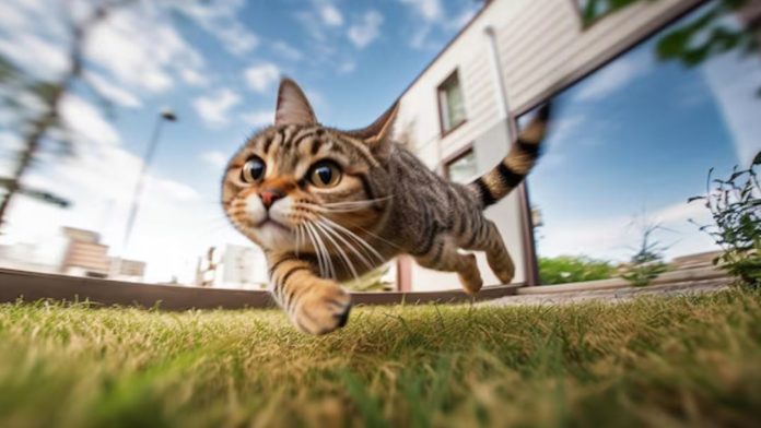 ¿Por qué mi gato corre como un loco sin motivo aparente?