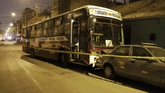 Asesinan a conductor de Etusa a media cuadra de su paradero