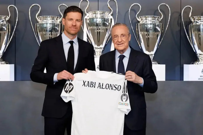 Xabi Alonso fue presentado como nuevo DT del Real Madrid