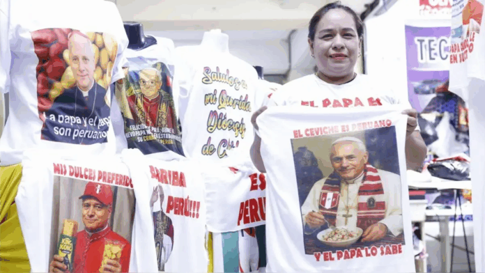 Gamarra lanza prendas alusivas a León XIV y el Perú