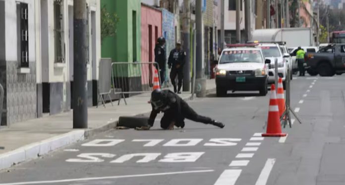 MININTER informa que víctima de extorsión llevó explosivo a la Dirincri