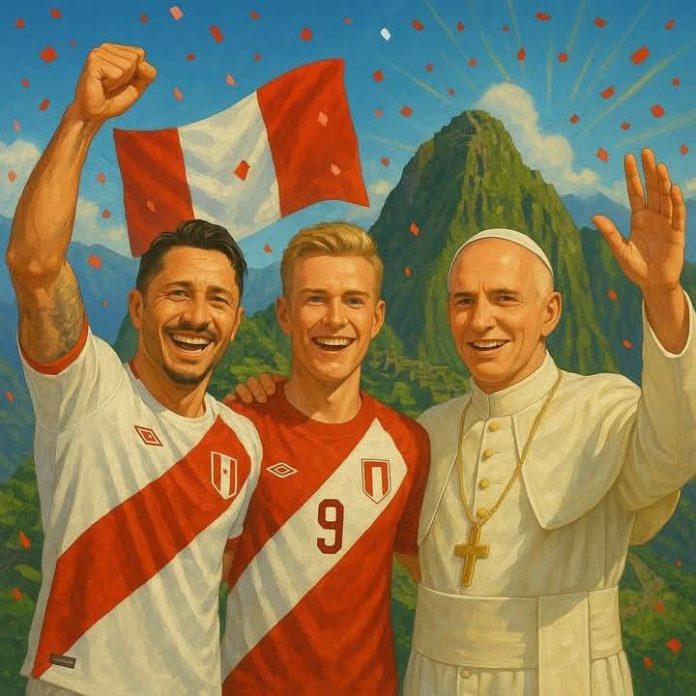 Gianluca Lapadula, Oliver Sonne y el papa León XIV