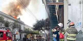 Incendio consumió casona en el Centro