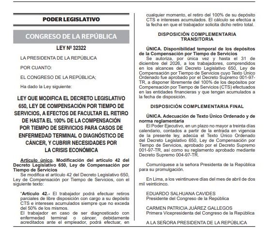 Ley 32322