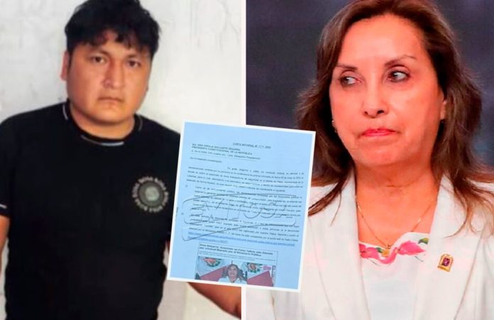 Miguel Antonio Rodríguez Díaz, alias ‘Cuchillo’ envió carta notarial a Dina Boluarte